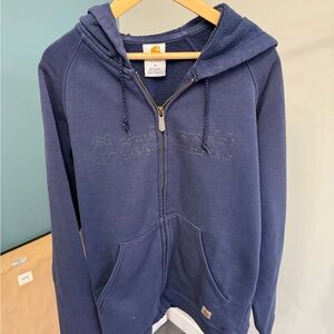 Carhartt Women's Dark Blue Zip-Up Jacket